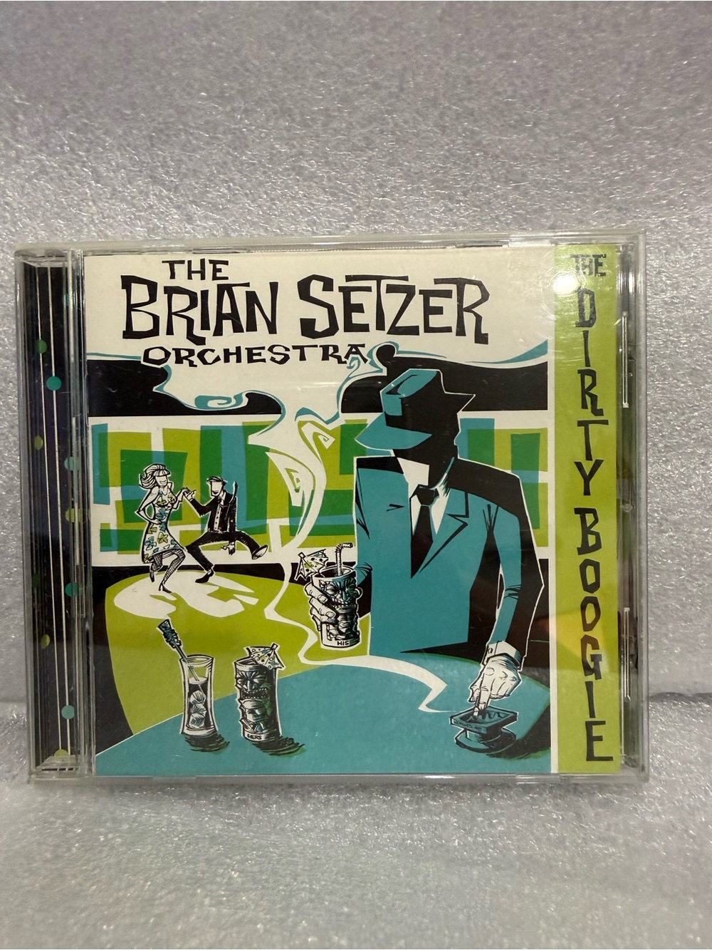 The Brian Setzer Orchestra - The Dirty Boogie CD (Teal, Lime, Black)
